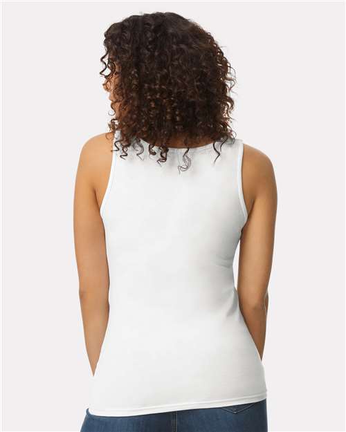 Gildan 2119, 64200l Women's Softstyle Tank Top, White