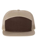 Richardson 168, Seven-panel Trucker Cap, Brown/ Khaki