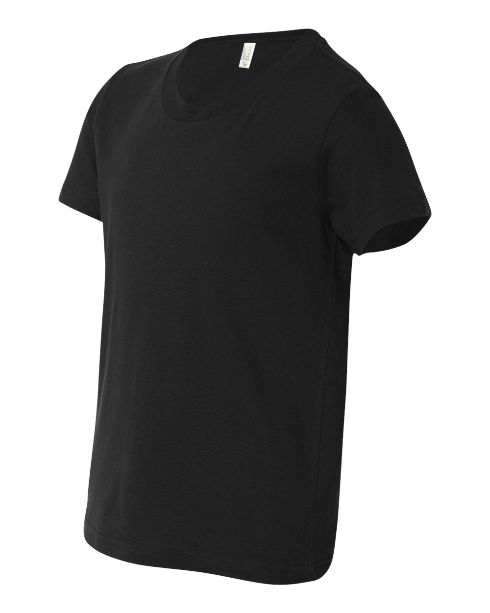 BELLA + CANVAS 3001Y, T-Shirts - Premium, Black