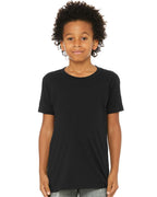 BELLA + CANVAS 3001Y, T-Shirts - Premium, Black