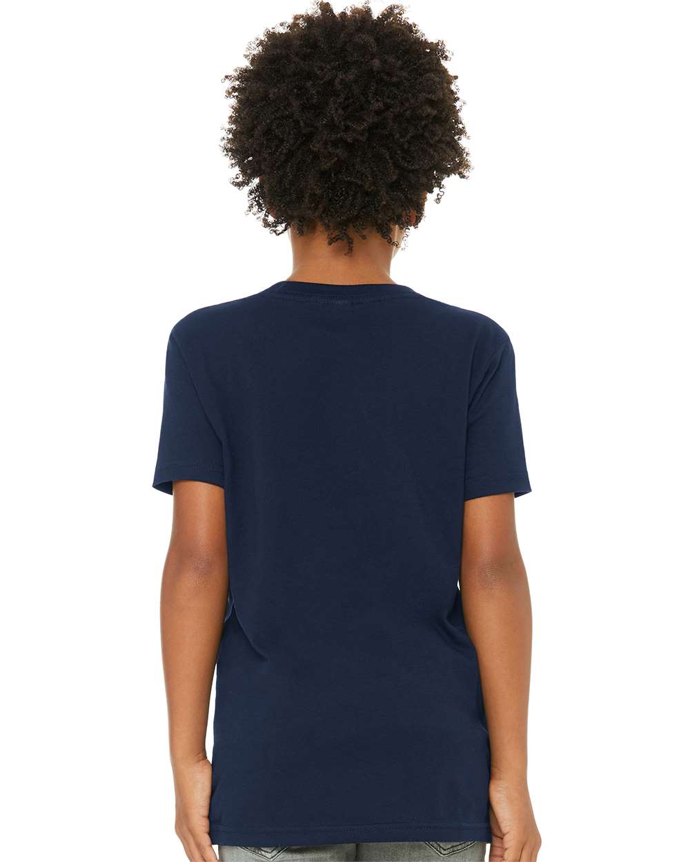 BELLA + CANVAS 3001Y, T-Shirts - Premium, Navy