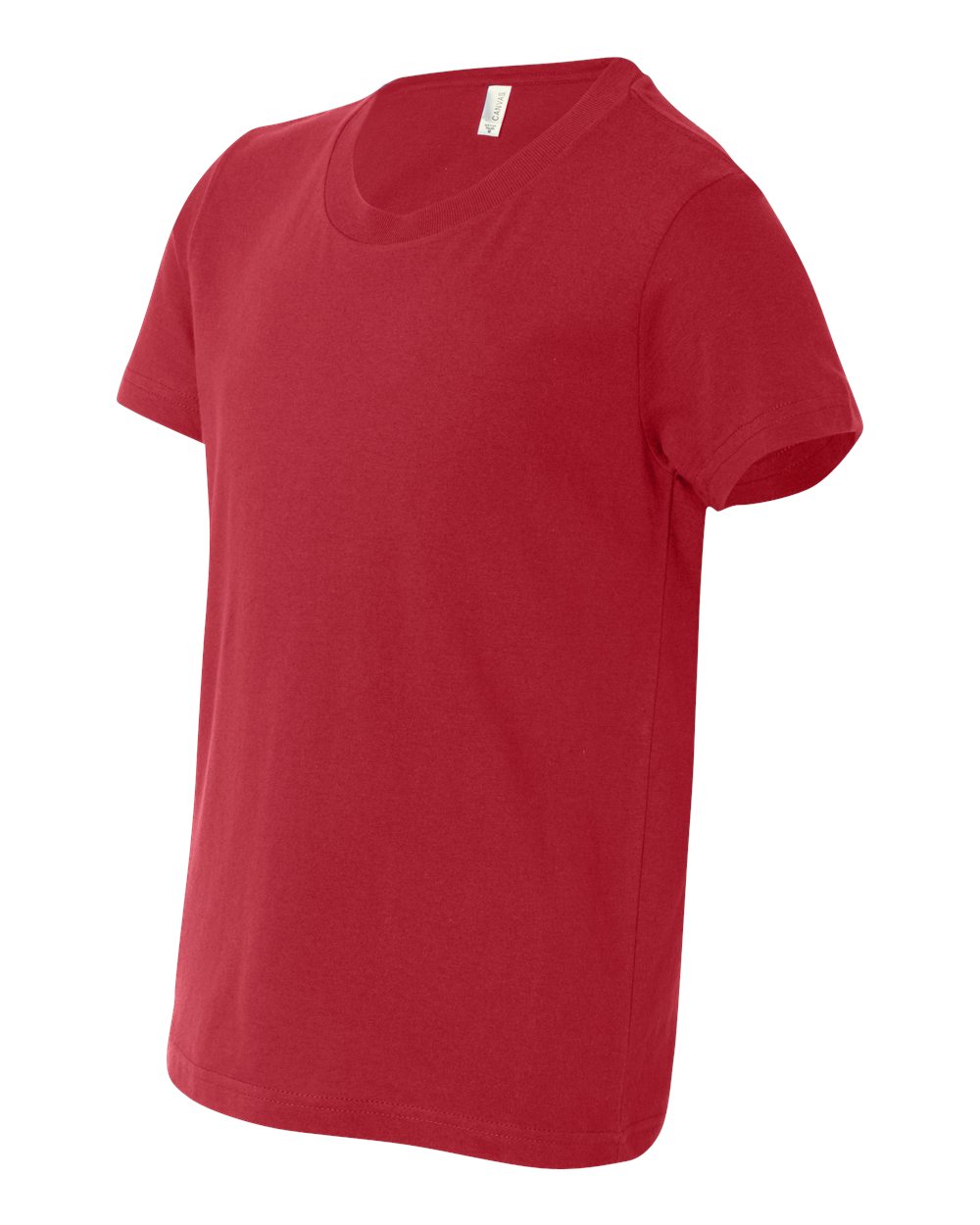 BELLA + CANVAS 3001Y, T-Shirts - Premium, Red