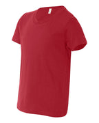 BELLA + CANVAS 3001Y, T-Shirts - Premium, Red