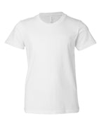 BELLA + CANVAS 3001Y, T-Shirts - Premium, White