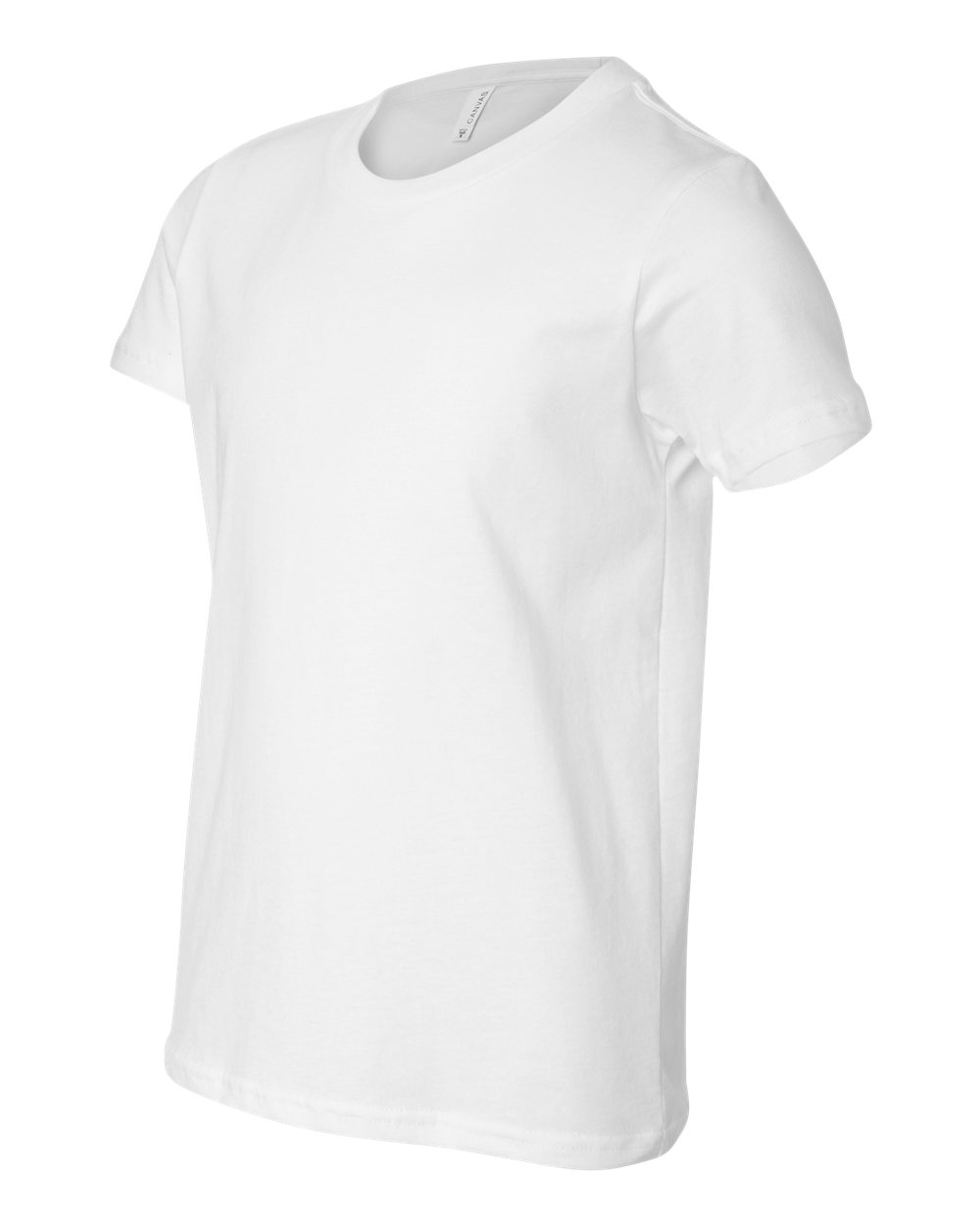 BELLA + CANVAS 3001Y, T-Shirts - Premium, White