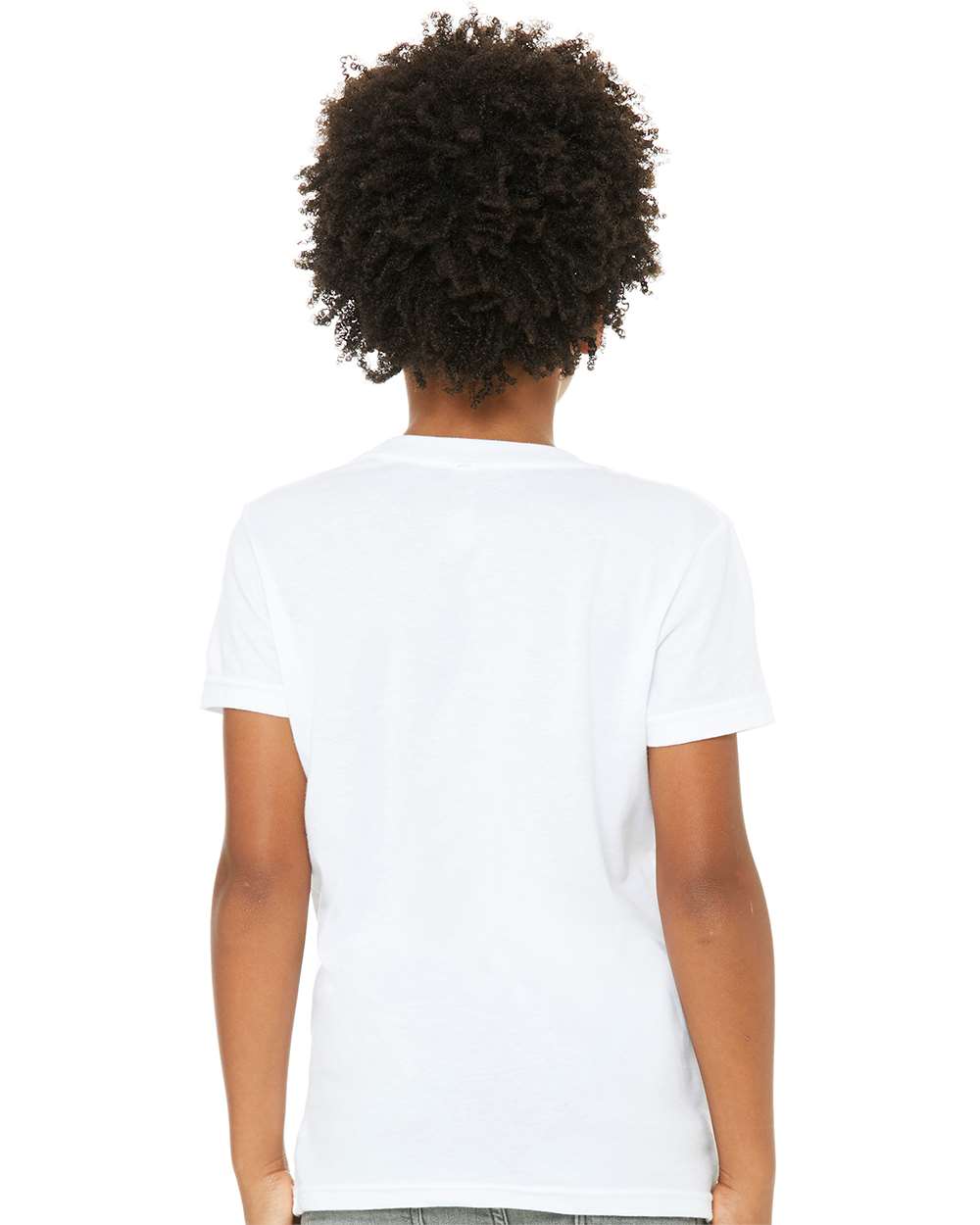 BELLA + CANVAS 3001Y, T-Shirts - Premium, White