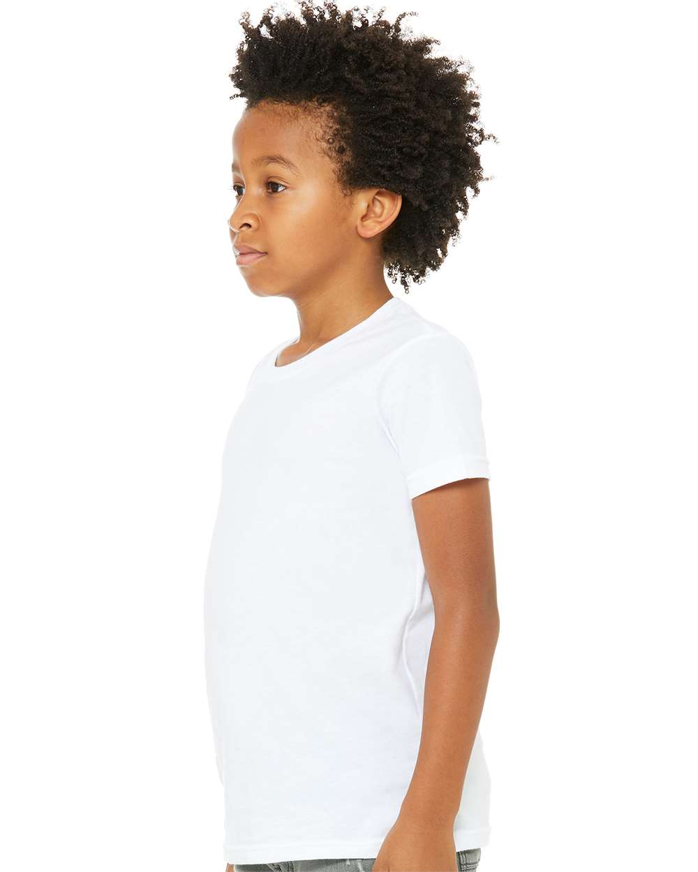 BELLA + CANVAS 3001Y, T-Shirts - Premium, White