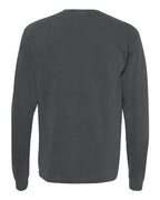 Comfort Colors 6014, Unisex Garment-dyed Heavyweight Long Sleeve T-shirt, Pepper