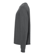 Comfort Colors 6014, Unisex Garment-dyed Heavyweight Long Sleeve T-shirt, Pepper