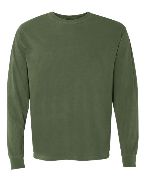 Comfort Colors 6014, Unisex Garment-dyed Heavyweight Long Sleeve T-shirt, Hemp