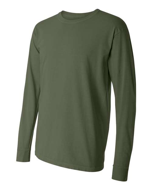 Comfort Colors 6014, Unisex Garment-dyed Heavyweight Long Sleeve T-shirt, Hemp