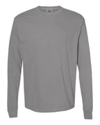 Comfort Colors 6014, Unisex Garment-dyed Heavyweight Long Sleeve T-shirt, Grey