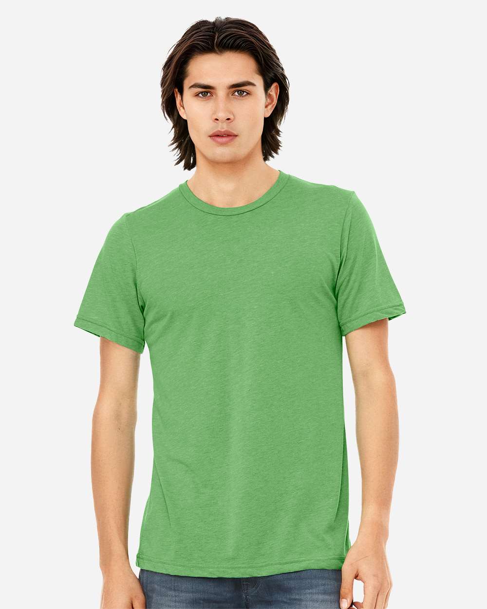 BELLA + CANVAS 3413, T-Shirts - Premium, Green Triblend
