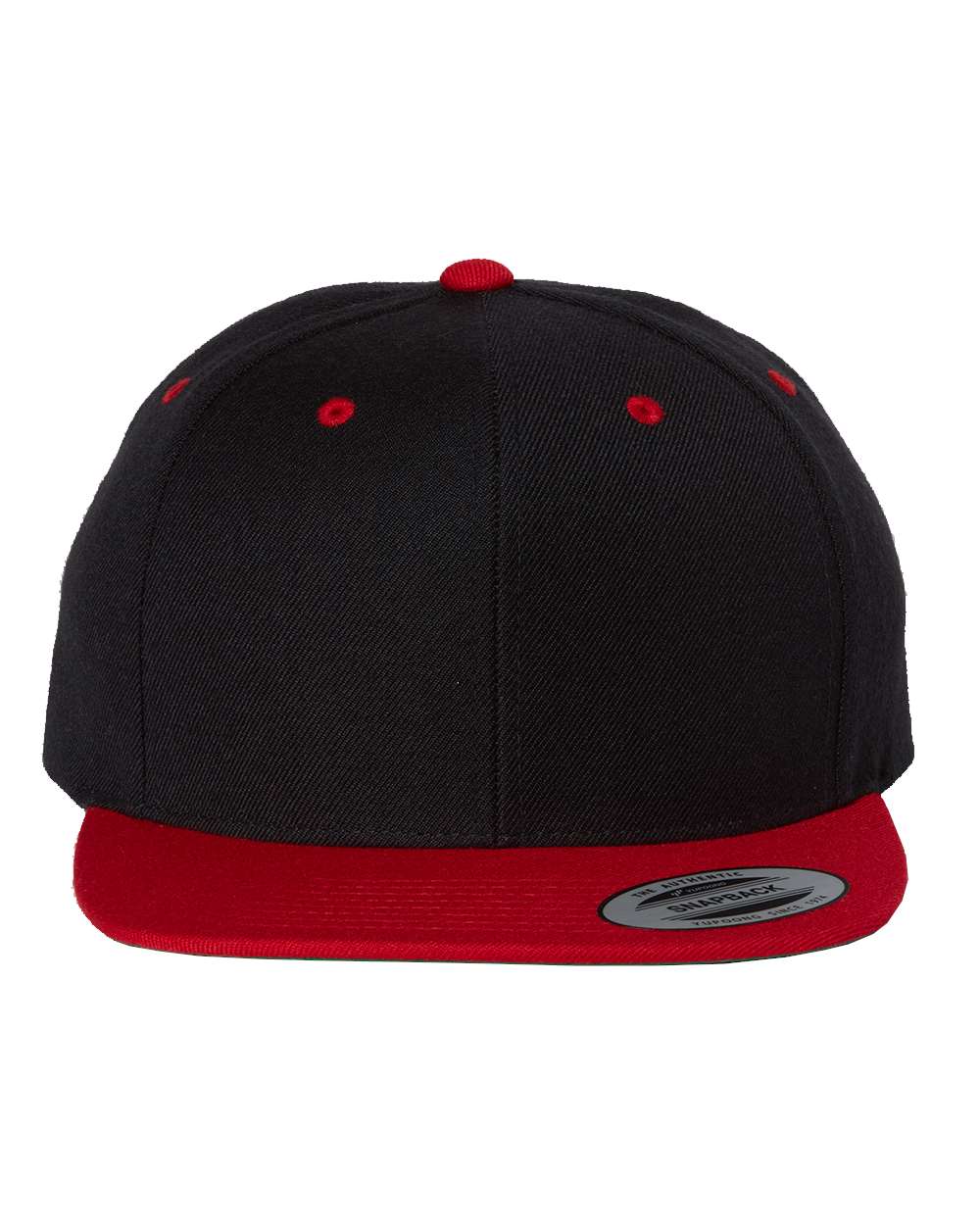 YP Classics 6089M, Headwear, Black/ Red