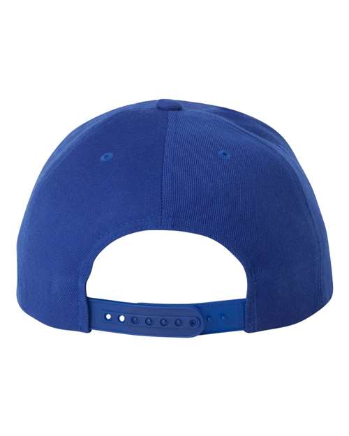 YP Classics 6089M, Premium Flat Bill Snapback Cap, Royal Blue