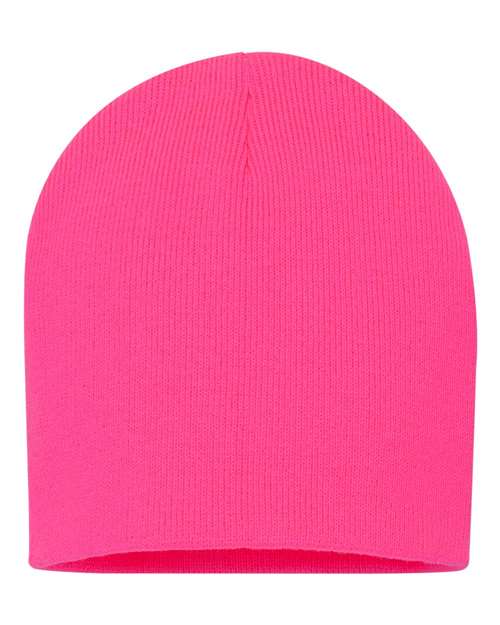 Sportsman SP08, 8" Beanie, Neon Pink