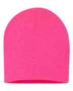 Sportsman SP08, 8" Beanie, Neon Pink