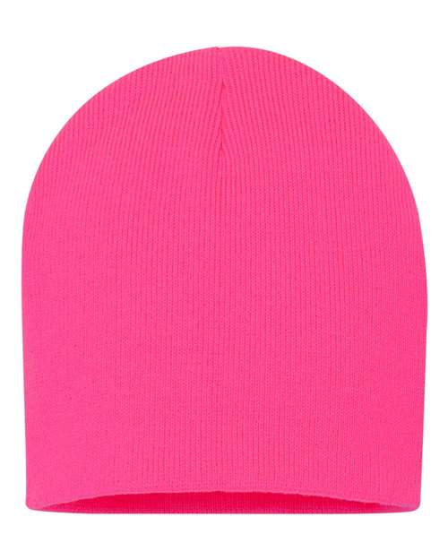 Sportsman SP08, 8" Beanie, Neon Pink