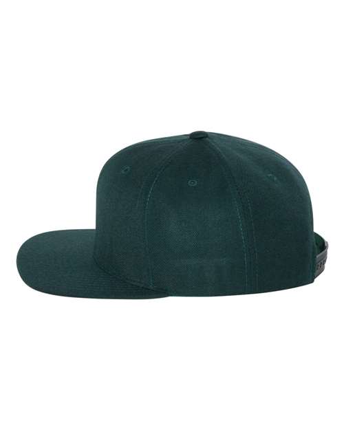 YP Classics 6089M, Premium Flat Bill Snapback Cap, Spruce