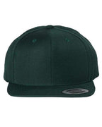 YP Classics 6089M, Premium Flat Bill Snapback Cap, Spruce