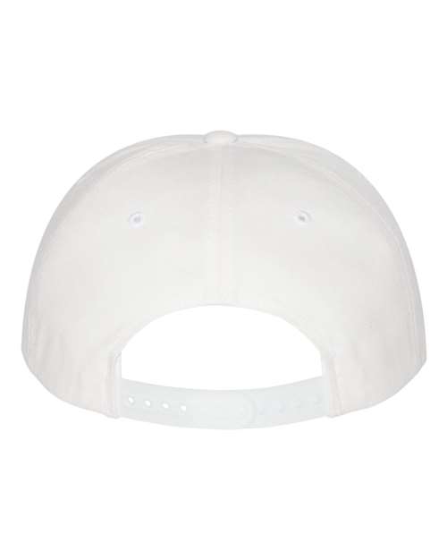 YP Classics 6007, Five-panel Cotton Twill Snapback Cap, White