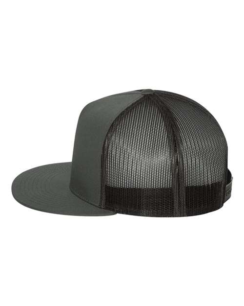 YP Classics 6006, Classic Five-panel Trucker Cap, Charcoal