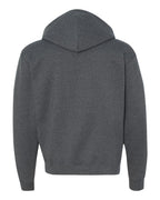 Champion S800, Unisex Powerblend Full-zip Hooded Sweatshirt, Charcoal Heather