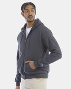 Champion S800, Unisex Powerblend Full-zip Hooded Sweatshirt, Charcoal Heather