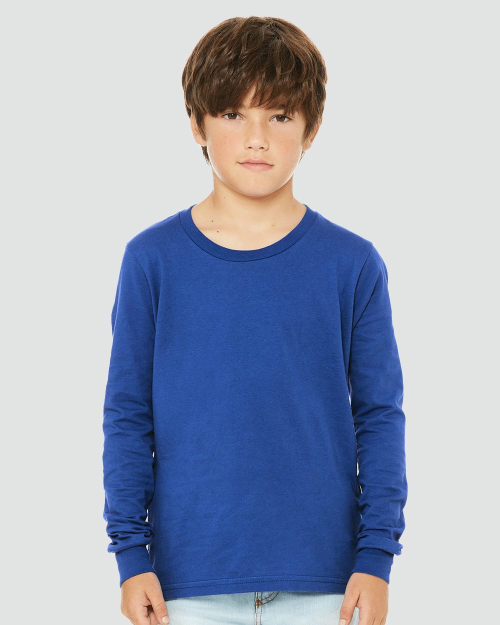 BELLA + CANVAS 3501Y, T-Shirts - Long Sleeve, Black