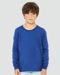 BELLA + CANVAS 3501Y, T-Shirts - Long Sleeve, Black