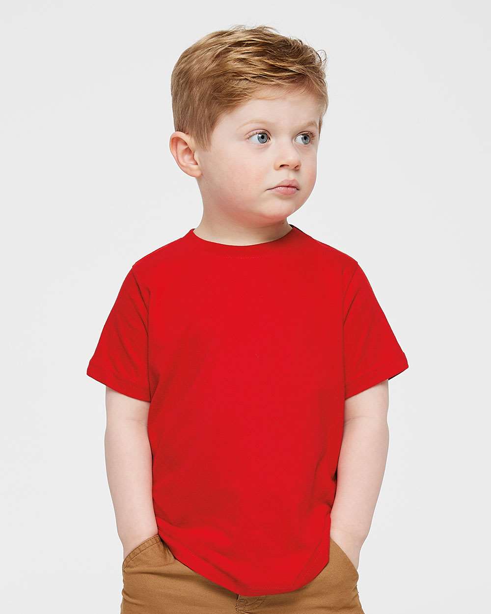 Rabbit Skins 3321, T-Shirts - Premium, Red