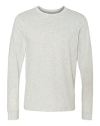 BELLA + CANVAS 3501, T-Shirts - Long Sleeve, Ash