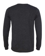 BELLA + CANVAS 3513, T-Shirts - Long Sleeve, Charcoal Black Triblend