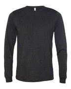 BELLA + CANVAS 3513, T-Shirts - Long Sleeve, Charcoal Black Triblend