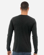 BELLA + CANVAS 3513, T-Shirts - Long Sleeve, Charcoal Black Triblend