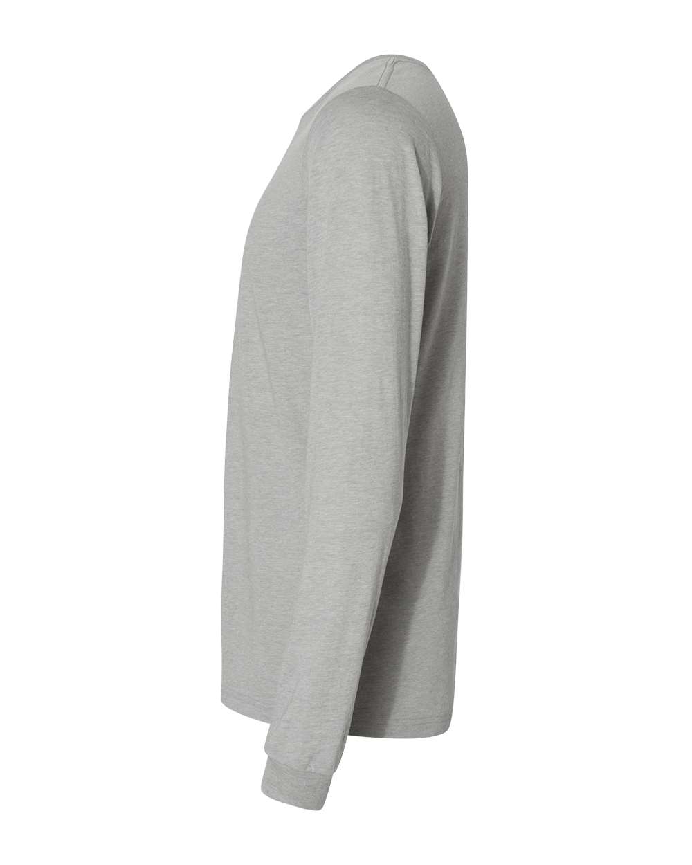 BELLA + CANVAS 3513, T-Shirts - Long Sleeve, Athletic Grey Triblend