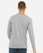 BELLA + CANVAS 3513, T-Shirts - Long Sleeve, Athletic Grey Triblend