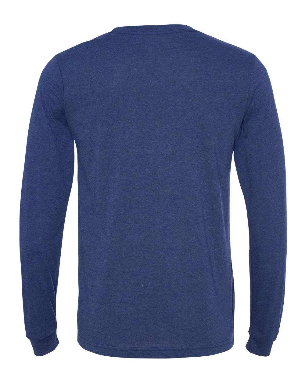 BELLA + CANVAS 3513, T-Shirts - Long Sleeve, Navy Triblend