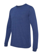BELLA + CANVAS 3513, T-Shirts - Long Sleeve, Navy Triblend