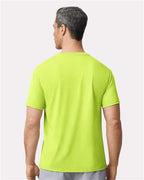 Gildan 42000, Unisex Performance T-shirt, Safety Green