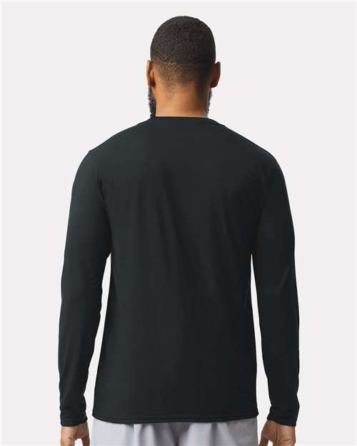 Gildan 2694, 42400 Unisex Performance Long Sleeve T-shirt, Black