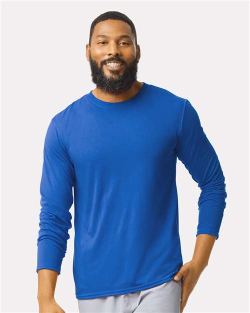 Gildan 2694, 42400 Unisex Performance Long Sleeve T-shirt, Royal