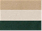 Q-Tees Q125900, 11l Tri-color Tote, Forest/ Natural/ Khaki