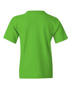 Gildan 543, 5000b Youth Heavy Cotton T-shirt, Electric Green