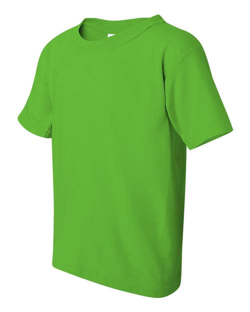 Gildan 543, 5000b Youth Heavy Cotton T-shirt, Electric Green
