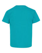 Gildan 5000B, Youth Heavy Cotton T-shirt, Tropical Blue