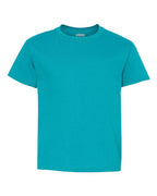 Gildan 5000B, Youth Heavy Cotton T-shirt, Tropical Blue