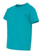 Gildan 5000B, Youth Heavy Cotton T-shirt, Tropical Blue