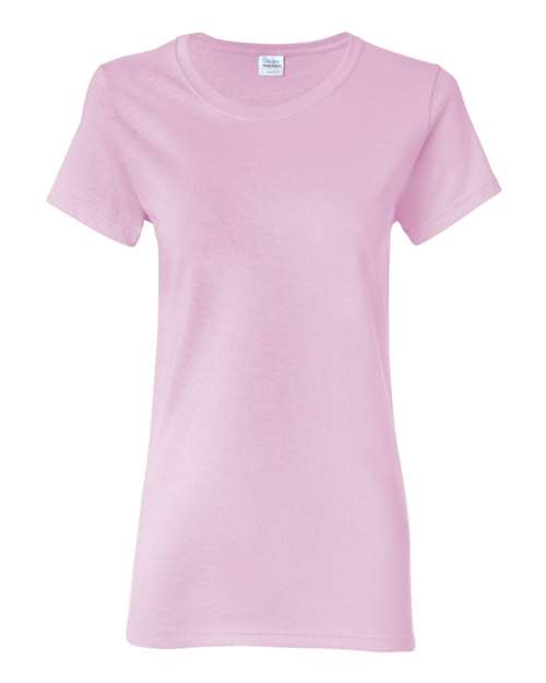Gildan 5000L, Women's Heavy Cotton T-shirt, Light Pink