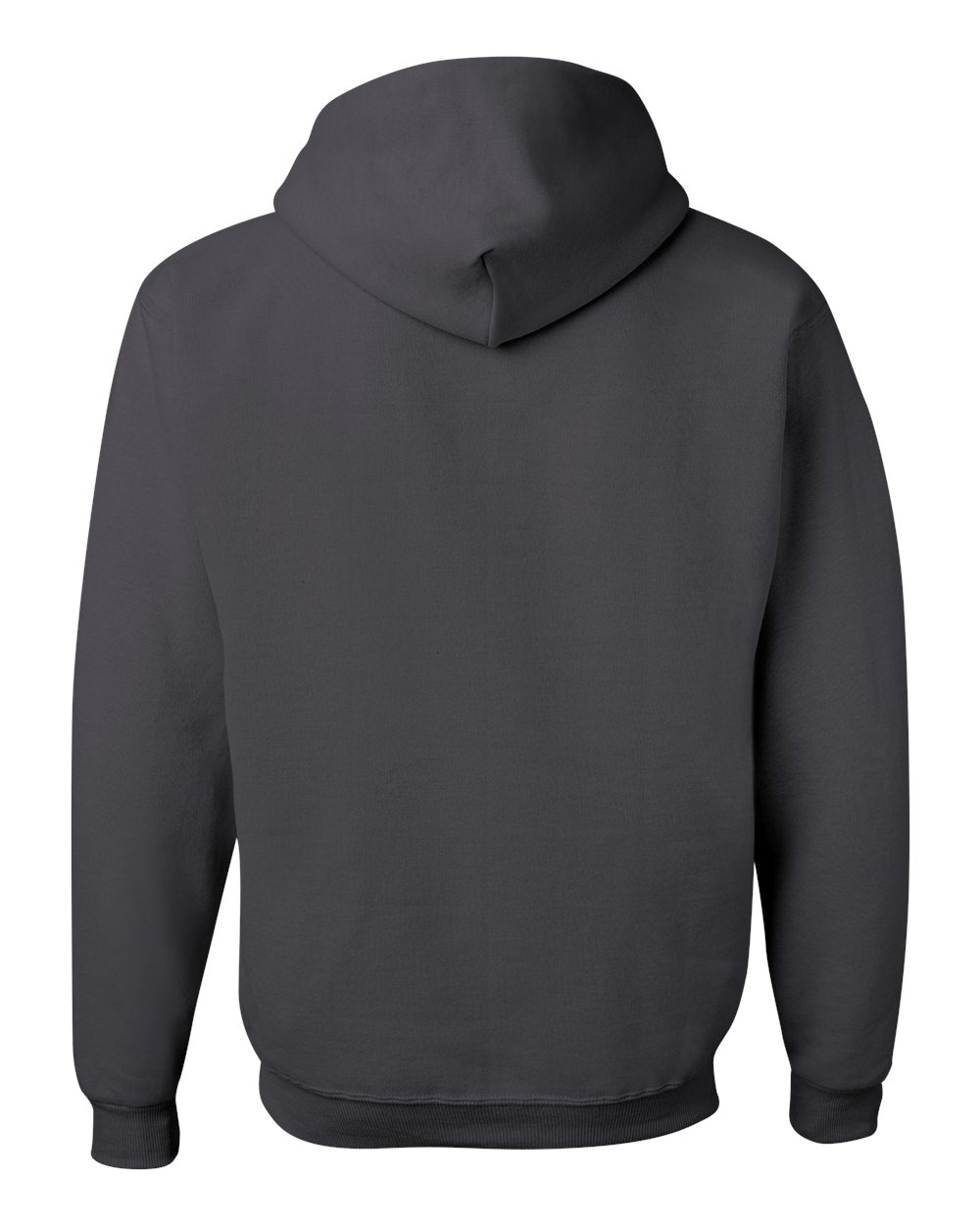 JERZEES 996MR, 393 Unisex Nublend Hooded Sweatshirt, Charcoal Grey